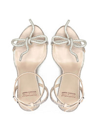Sandalia tacón "SPRING" strass hielo