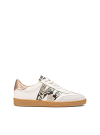 Deportivo basic piel combinada animal print