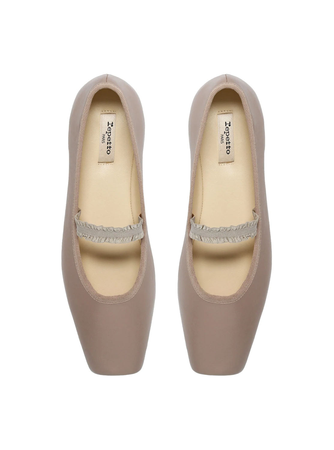 Bailarina "LISBETH" piel taupe
