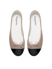 Bailarina "FLORA" piel taupe