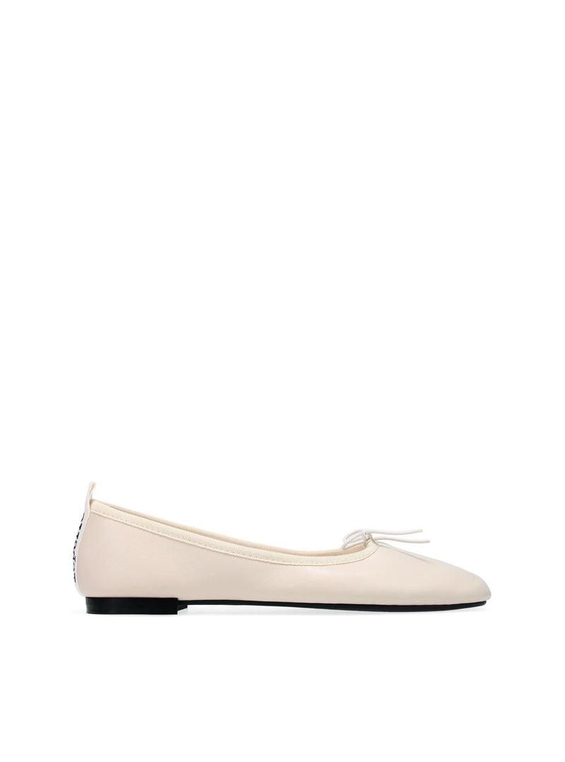 Bailarina "GARANCE" piel beige
