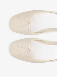 Bailarina "GARANCE" piel beige