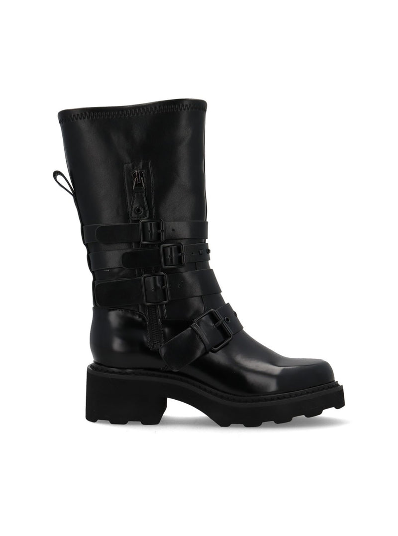 Bota biker negro