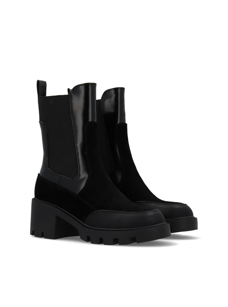 Botín chelsea track negro