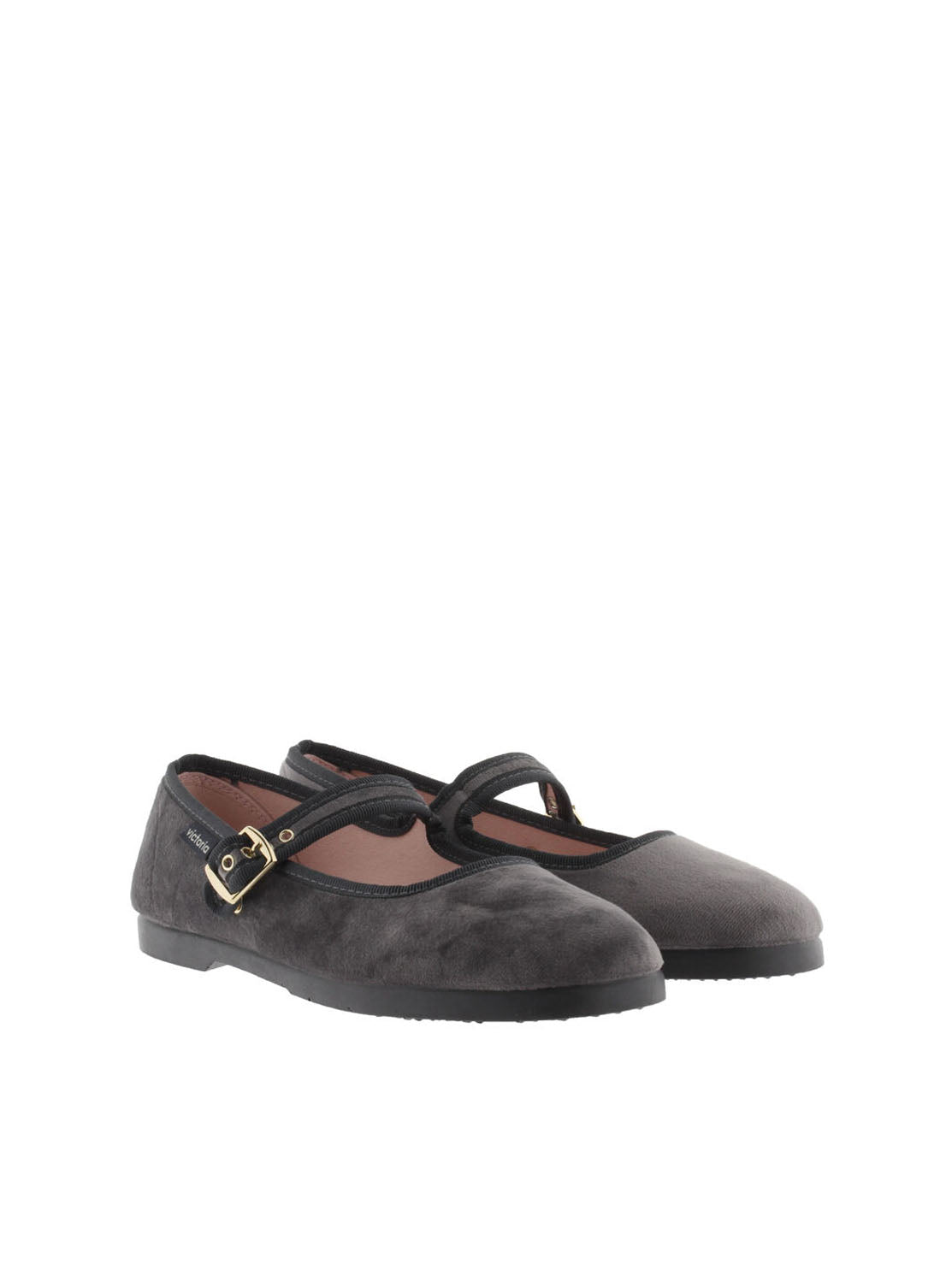 Bailarina velvet gris