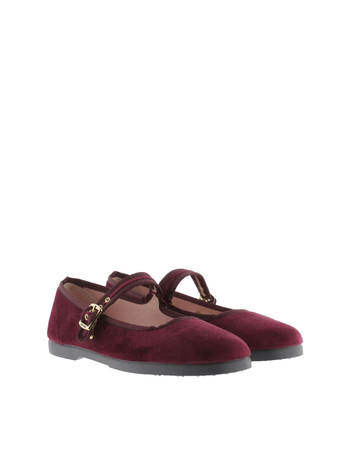 Bailarina velvet burdeos