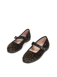 Bailarina velvet leopardo
