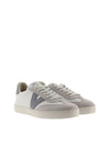 Deportivo basic piel combi gris