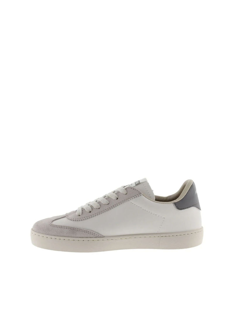 Deportivo basic piel combi gris