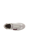 Deportivo basic combi piel burdeos
