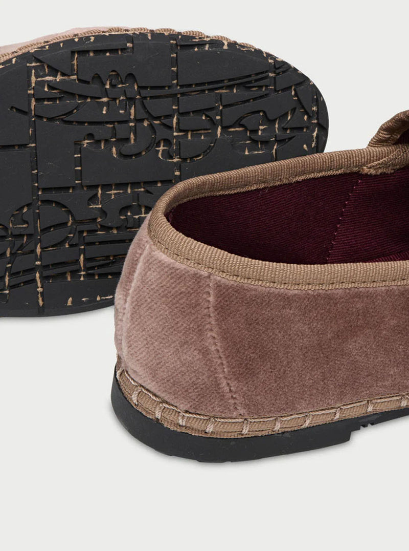 Mary Jane "SOPHIE" velvet marrón