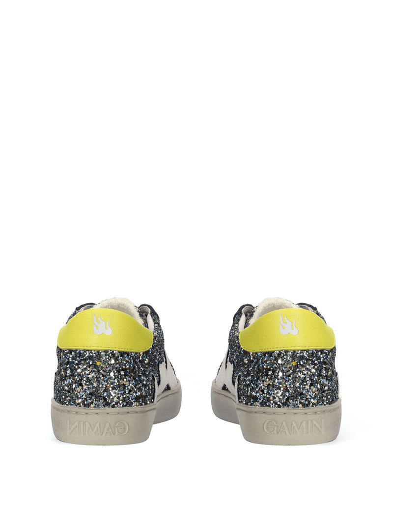 Deportivo "DOPAMINE" glitter azul