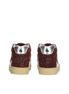 Deportivo "EUPHORIC" glitter burdeos