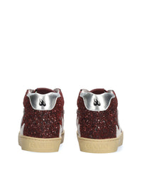 Deportivo "EUPHORIC" glitter burdeos