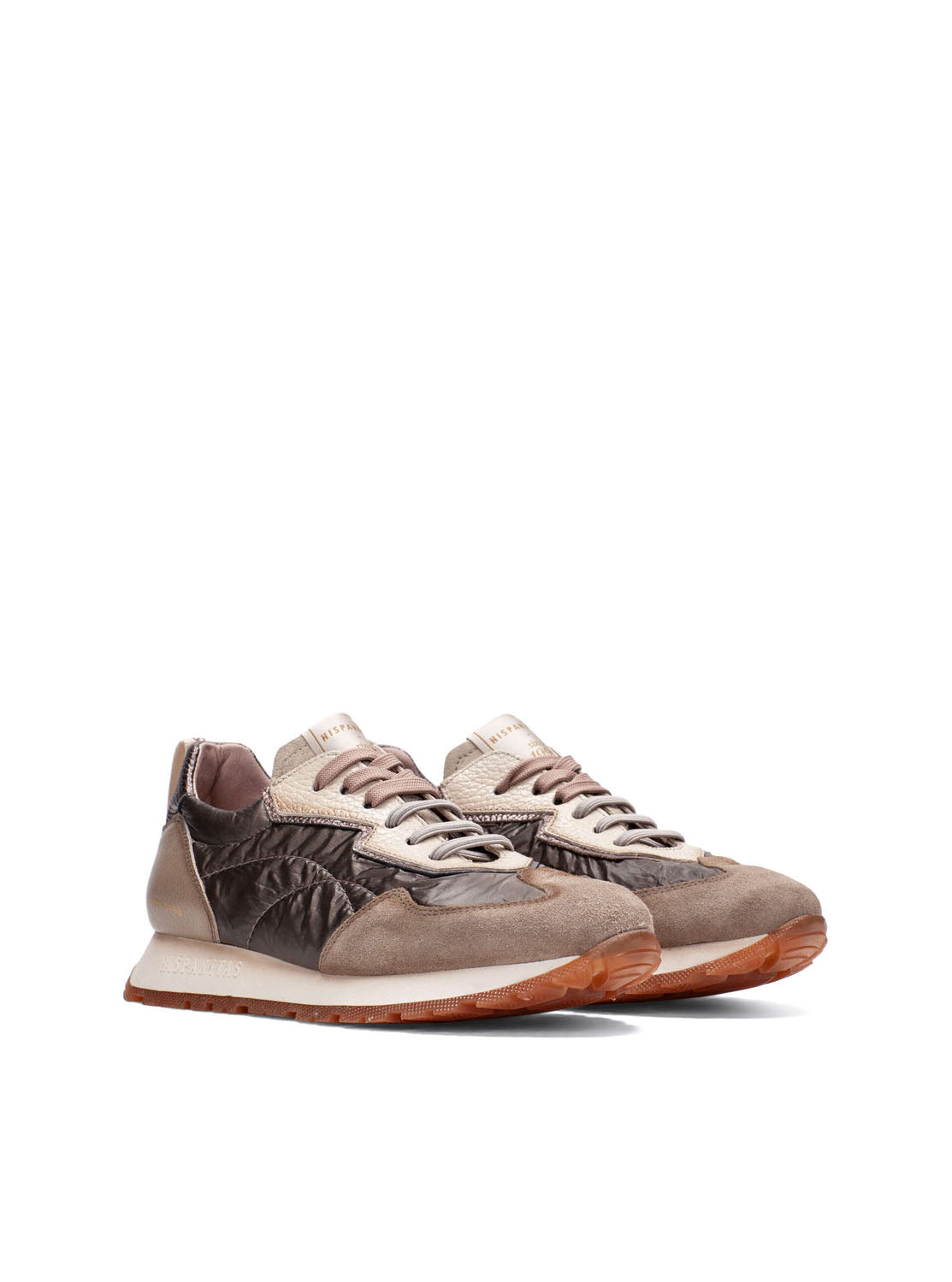 Deportivo "KANSAS" piel combi taupe