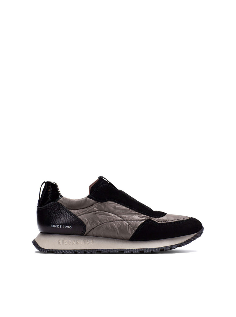 Deportivo elásticos piel combi negro