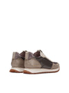 Deportivo elásticos piel combi taupe