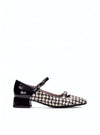 Mary jane "OPORTO" combi piel negro