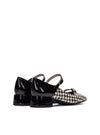 Mary jane "OPORTO" combi piel negro