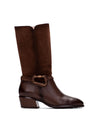 Bota cowboy piel avellana
