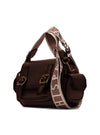 Bolso hebillas piel avellana