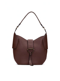 Bolso hobo piel sintética avellana