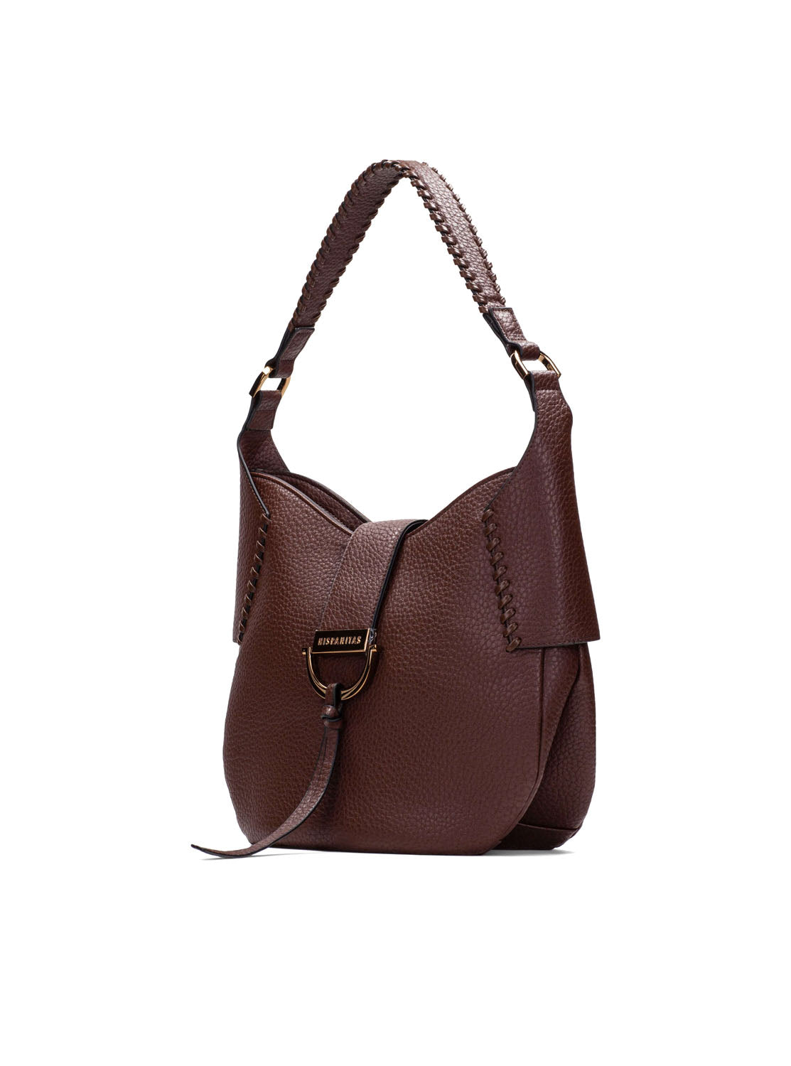 Bolso hobo piel sintética avellana
