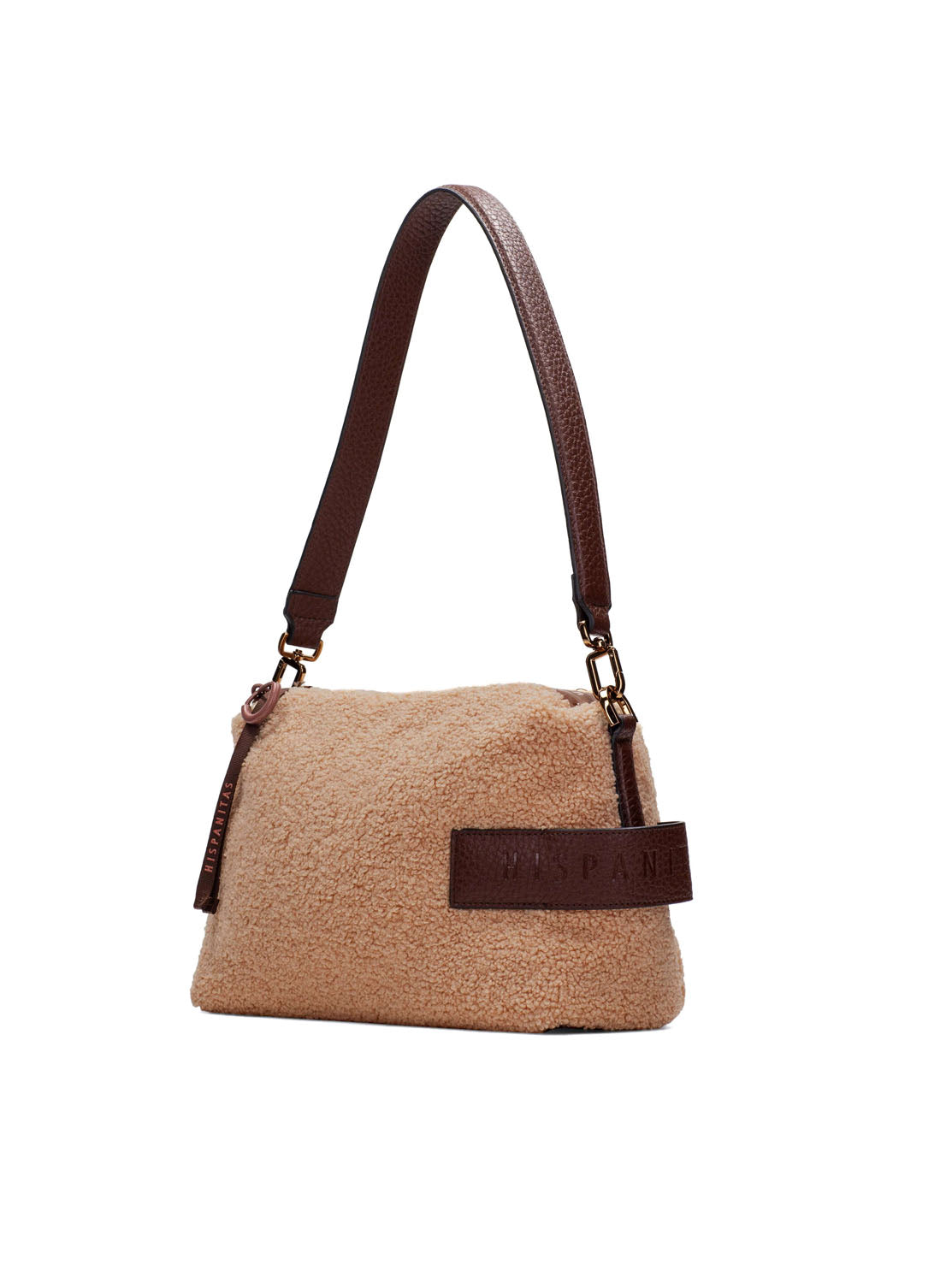 Bolso bandolera borrego avellana