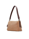 Bolso bandolera borrego avellana