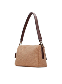 Bolso bandolera borrego avellana