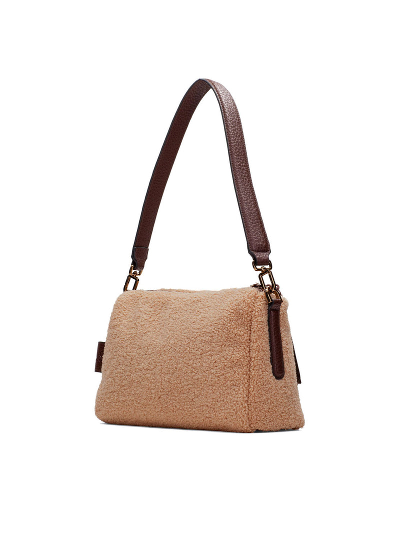 Bolso bandolera borrego avellana