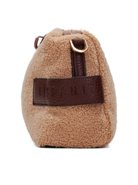 Bolso bandolera borrego avellana