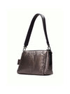 Bolso nylon metalizado taupe
