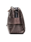 Bolso nylon metalizado taupe