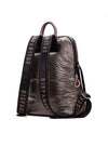 Mochila nylon metalizado taupe