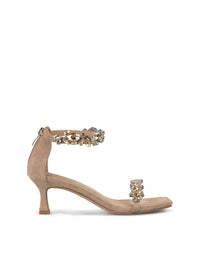 Sandalia pulsera pedrería arena