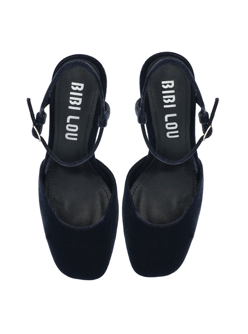 Salón pulsera terciopelo azul marino