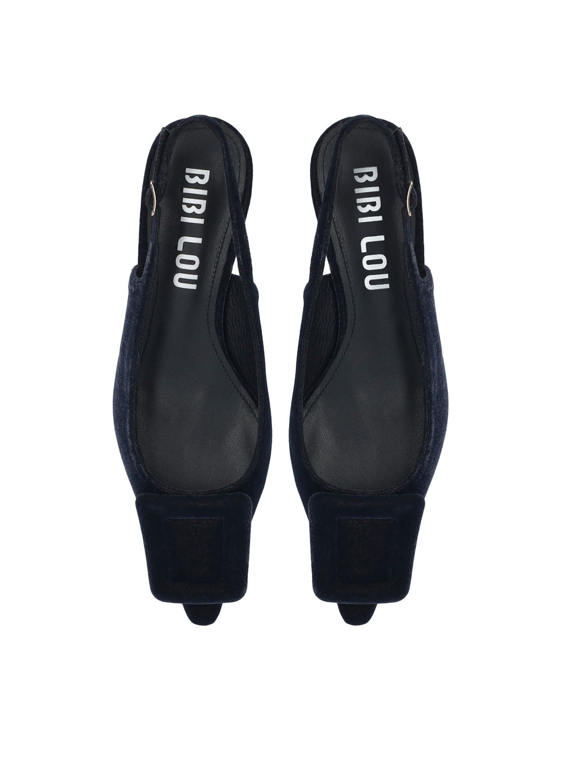 Salón terciopelo azul denim