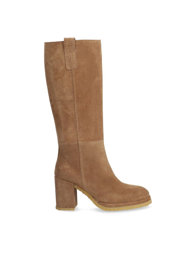 Bota crepe ante beige