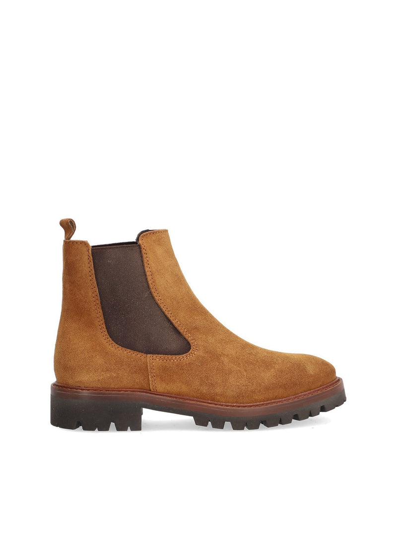 Botín chelsea bloque ante cuero