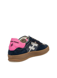Deportivo "iconic II" piel azul