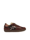 Deportivo "iconic II" piel burdeos