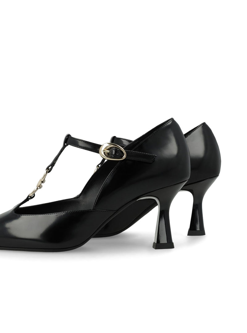 Salón "GAMO" piel negro