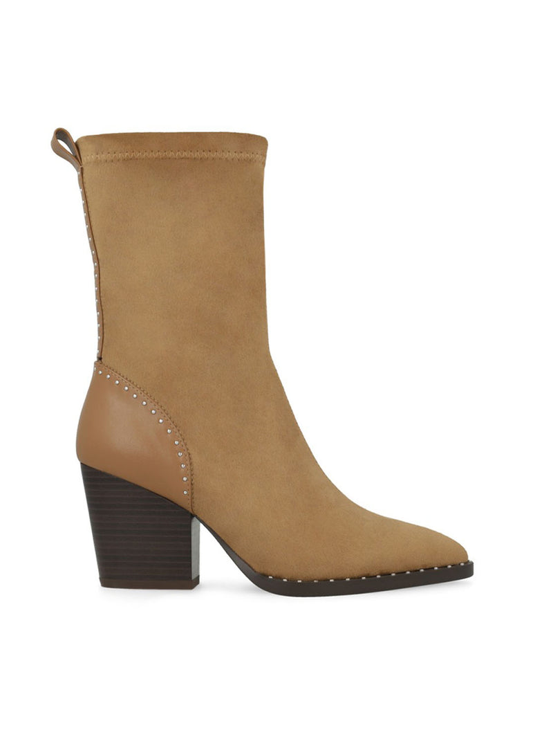 Botín cowboy antelina camel