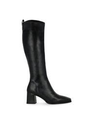 Bota "HALBOR" piel elástica negro