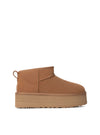 Botín plataforma "CLASSIC ULTRA MINI" chestnut