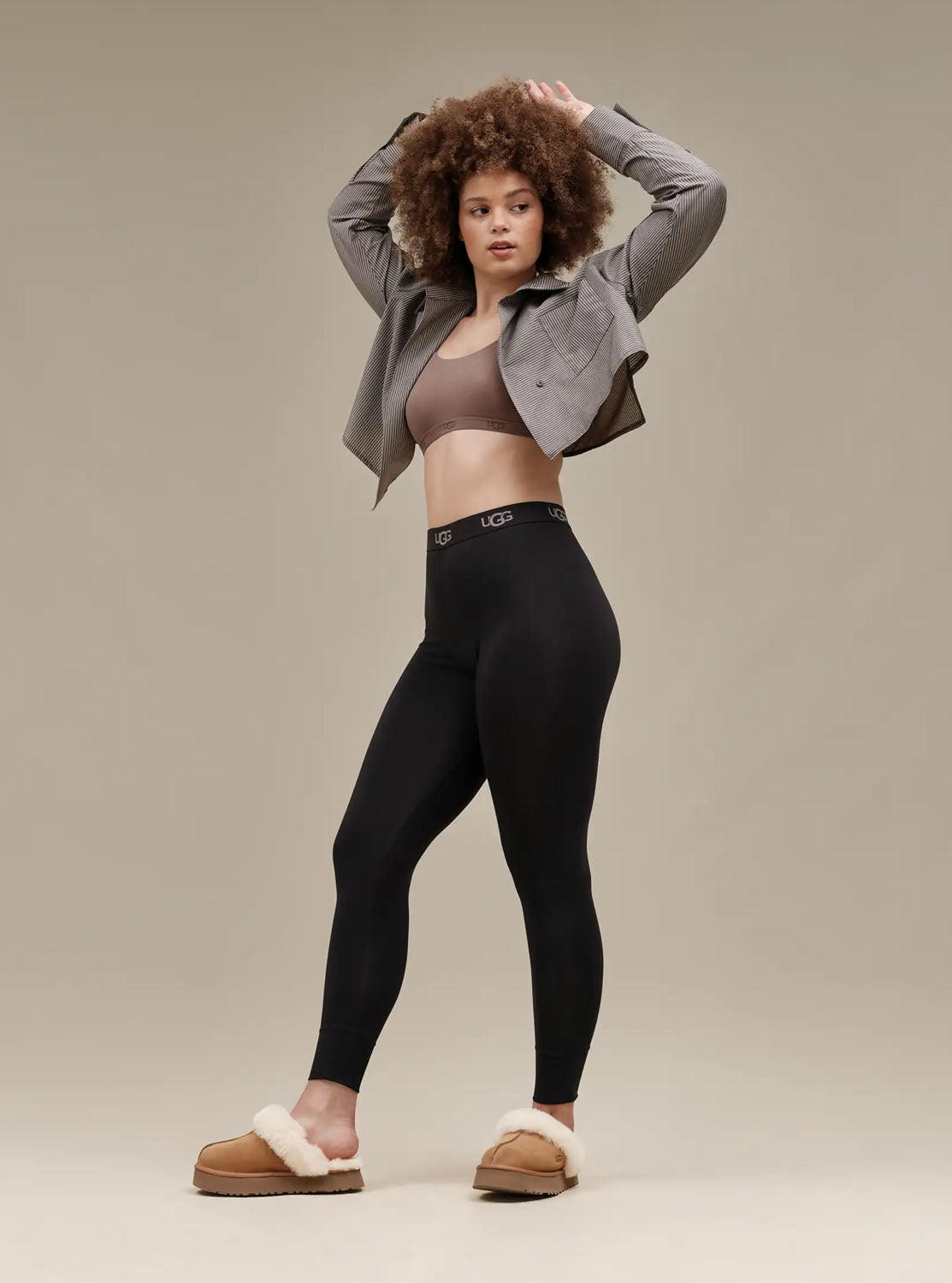 Zueco plataforma "DIQUETTE" chestnut