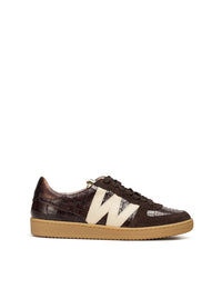 Deportivo retro piel coco marrón