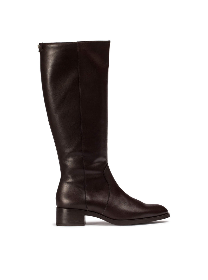 Bota "BONJOUR" piel marrón