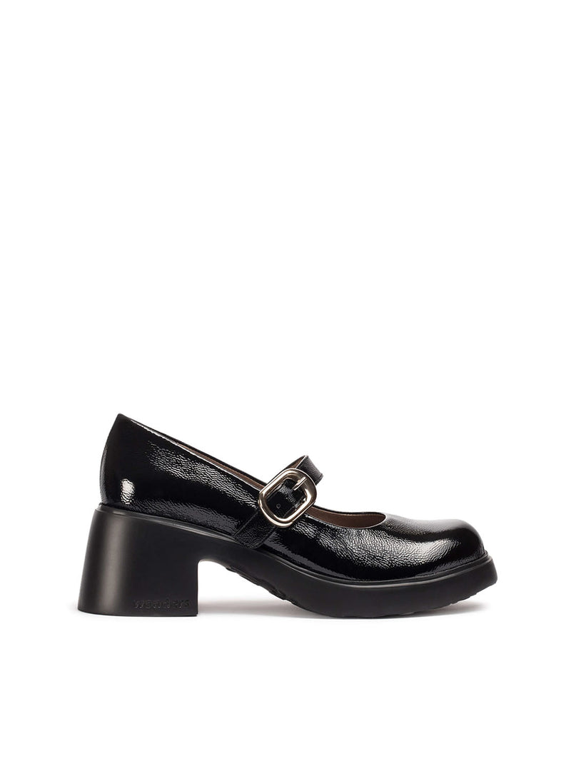 Bailarina maxi piel negro